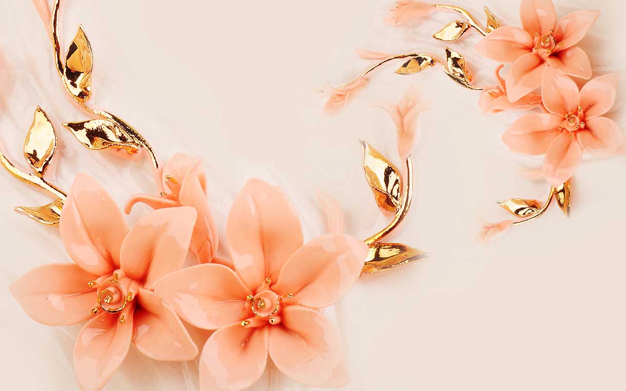 پوستر طرح گل ۳D1397