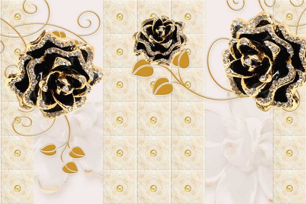 پوستر طرح گل 3D1408