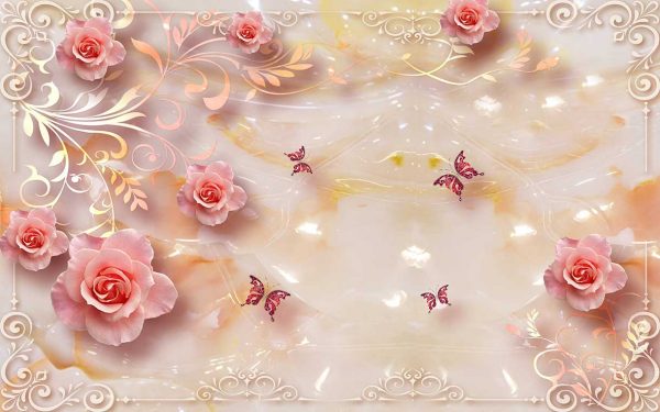 پوستر طرح گل 3D1410