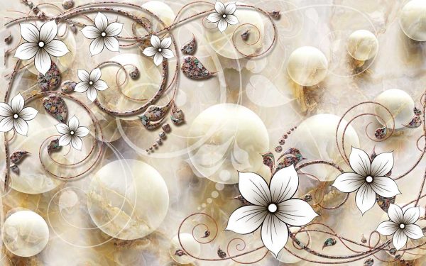 پوستر طرح گل 3D1417