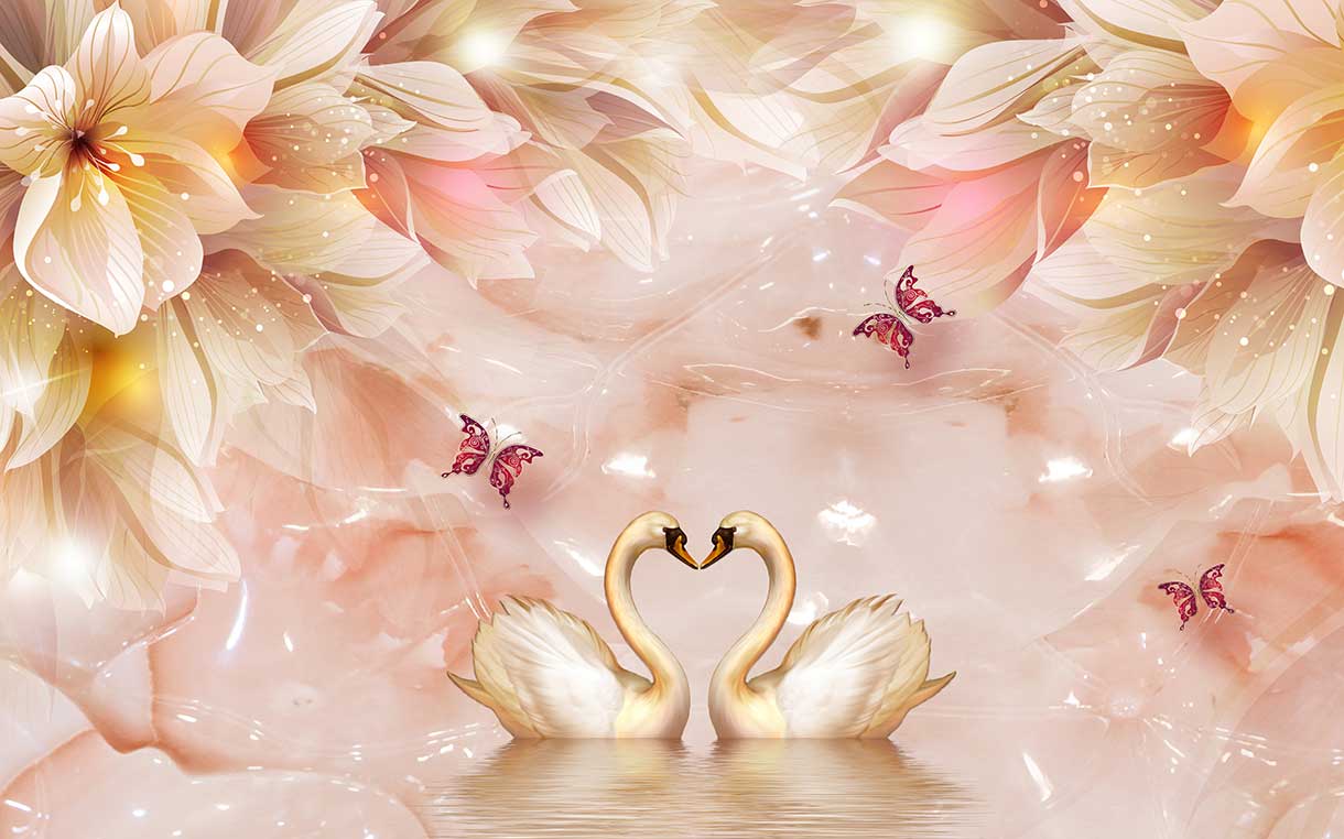 پوستر طرح گل ۳D1421