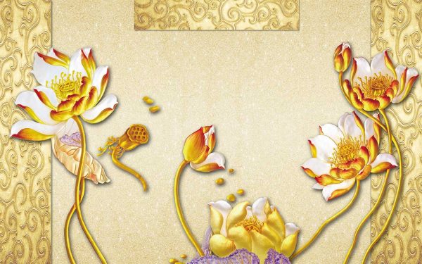 پوستر طرح گل 3D1423