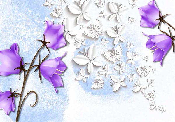 پوستر طرح گل 3D1425