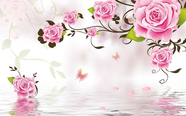 پوستر طرح گل 3D1426