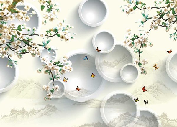 پوستر طرح شکوفه 3D1447