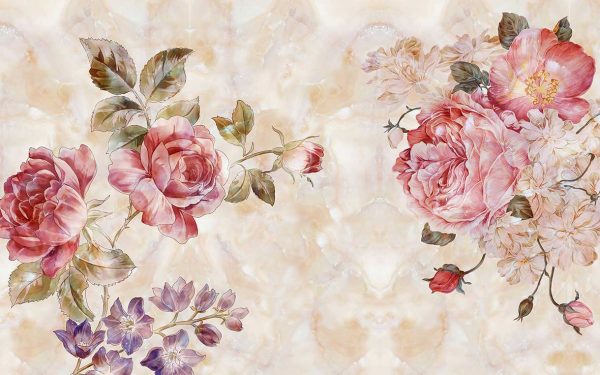 پوستر طرح گل رز 3D1474