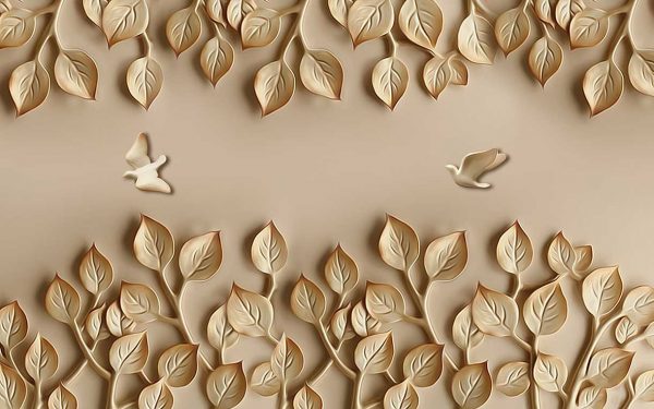 پوستر طرح برگ سه بعدی 3D1482