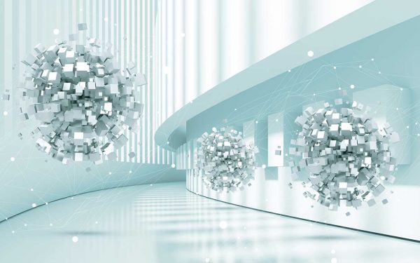 پوستر طرح مکعب 3D1511