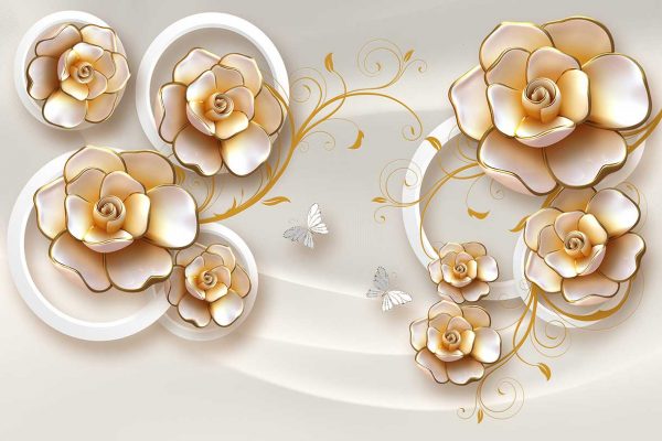 پوستر طرح گل 3D1541