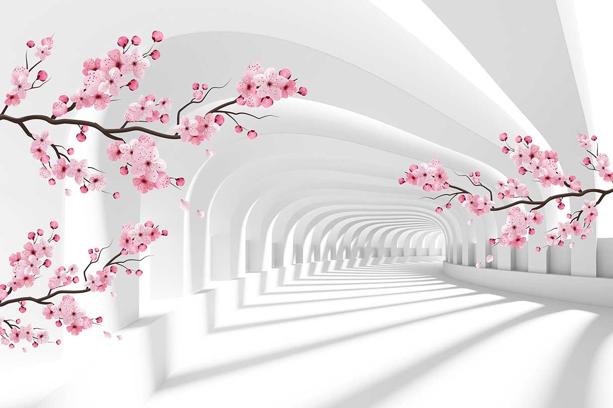 پوستر طرح گل ۳D1542