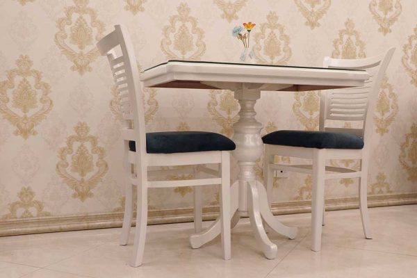 میز پایه گلدانی صندلی چایخوری