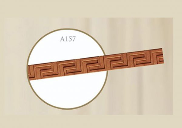 قاب چوبی پرده شیاردار 12 سانت / طلایی شاپان