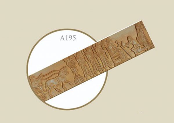 قاب چوبی پرده ونوس / فندقی گل شسته