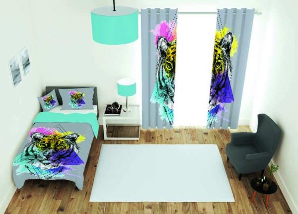 ست پرده و روتختی طرح مدرن Modern 284