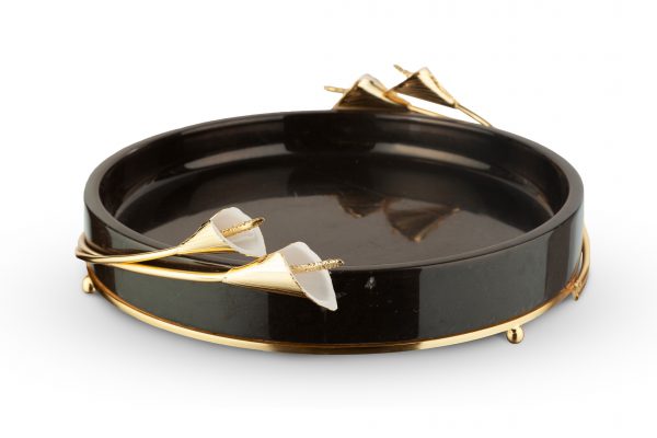 میوه خوری لبه دار سنگ قطر 35 CLS02