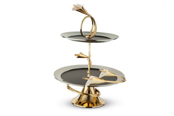 شیرینی دو طبقه گل شیپوری CL13