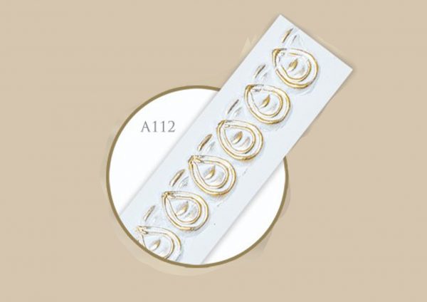 قاب چوبی پرده شیار دار چوبی / گردویی