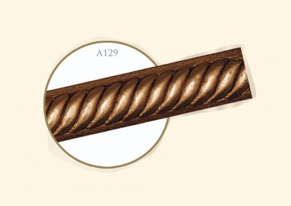 قاب چوبی پرده مرینوس / عسلی