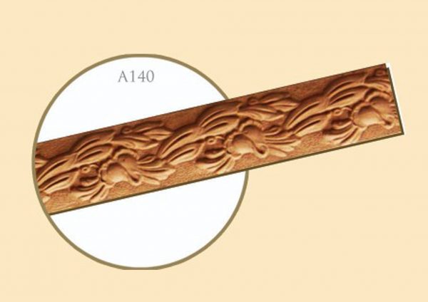 قاب چوبی پرده ماهک / سفید طلایی