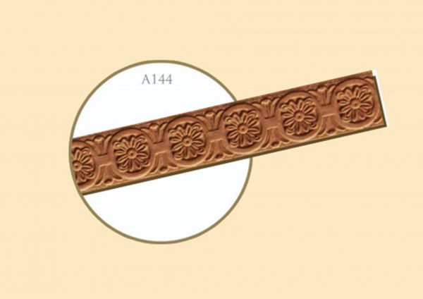 قاب چوبی پرده زنبق جدید / فندقی گل شسته