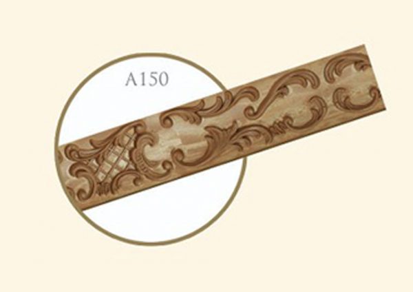 قاب چوبی پرده زرین / فندقی گل شسته