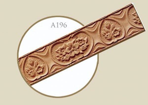 قاب چوبی پرده ونوس / فندقی گل شسته