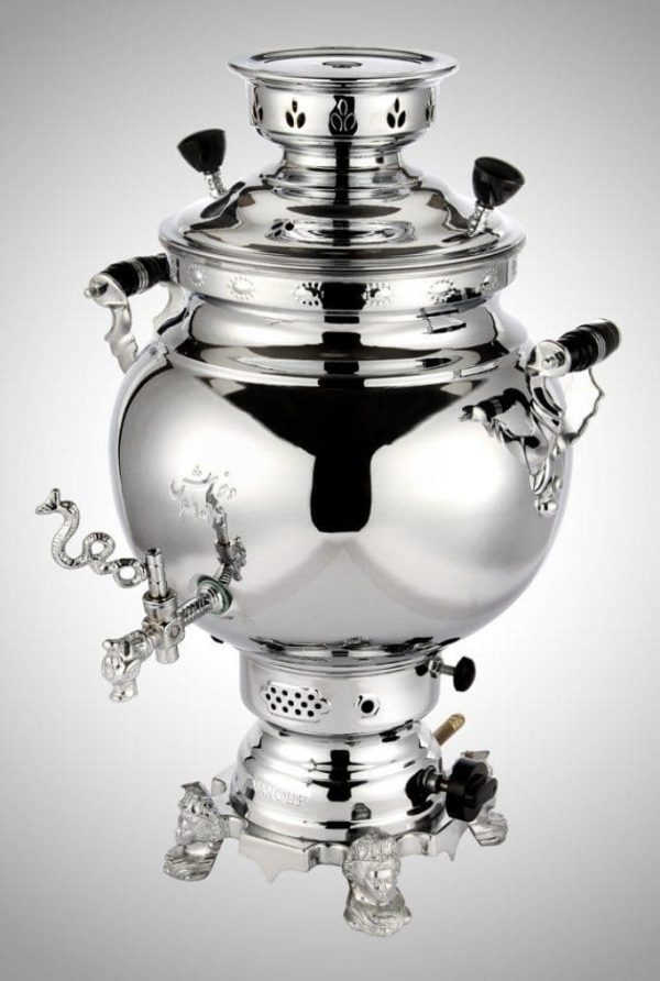 سماور ونوش 6 لیتری روسی ساده A50