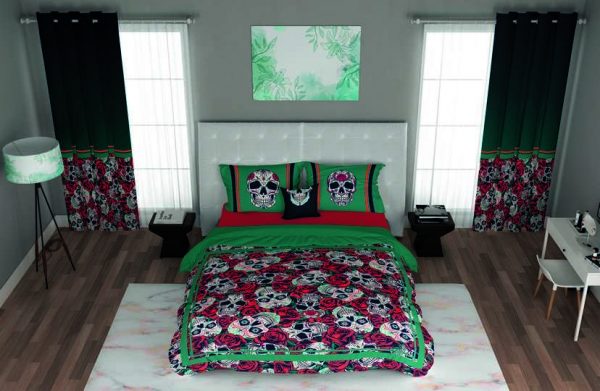 ست پرده و روتختی طرح مدرن Modern 286