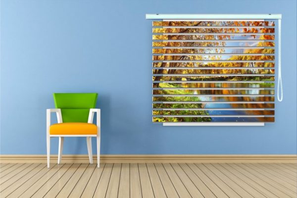 پرده زبرا طرح منظره کد ZB5002