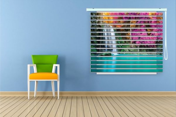 پرده زبرا طرح منظره کد ZB5004