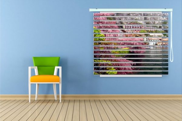 پرده زبرا طرح منظره کد ZB5005