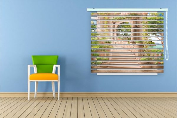 پرده زبرا طرح منظره کد ZB5007