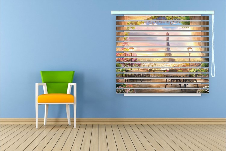 پرده زبرا طرح منظره کد ZB5011