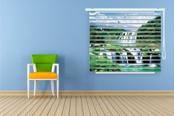 پرده زبرا طرح منظره کد ZB5025