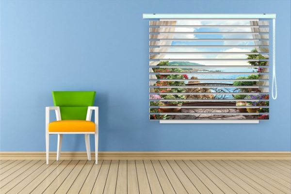 پرده زبرا طرح منظره کد ZB5038