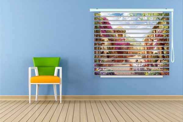 پرده زبرا طرح منظره کد ZB5074