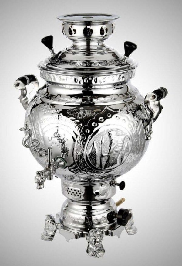 سماور ونوش 6 لیتری روسی قلم سنتی A51