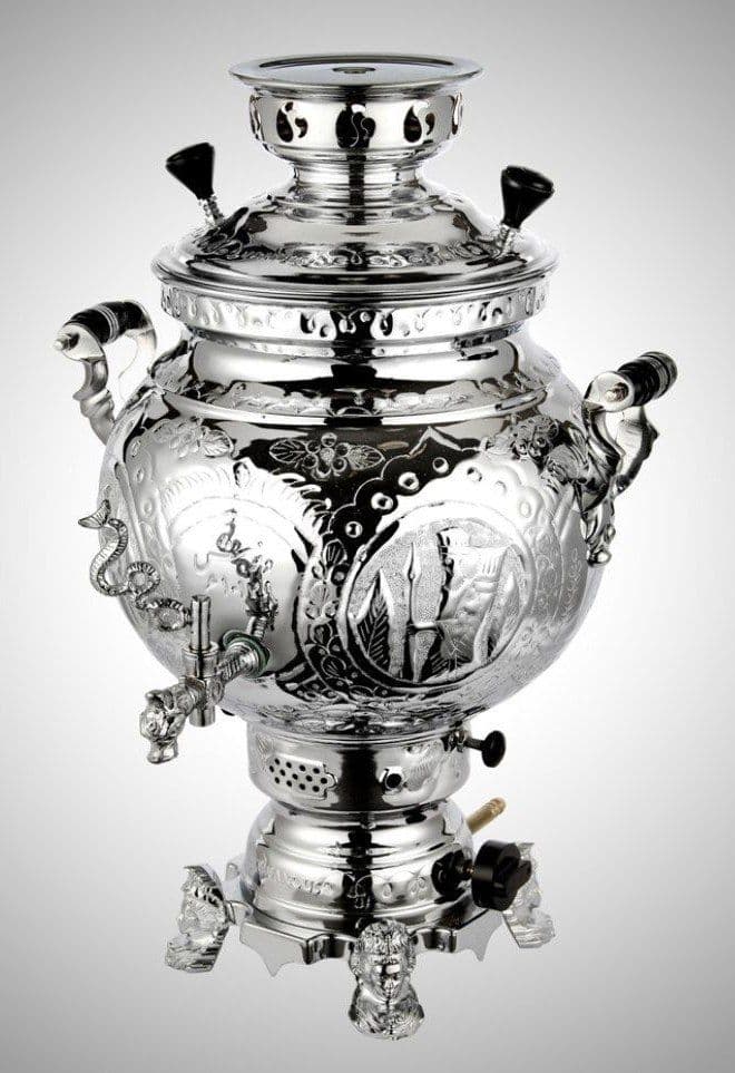 سماور ونوش ۶ لیتری روسی قلم سنتی A51