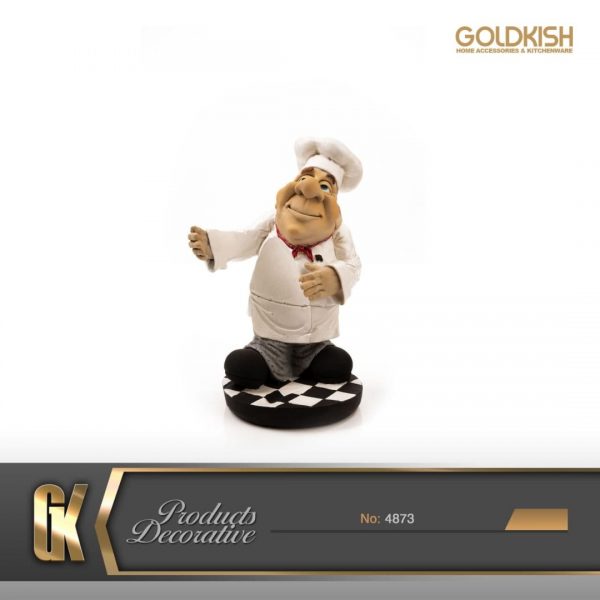 مجسمه آشپز بطری بدست کوچک مدل 4873