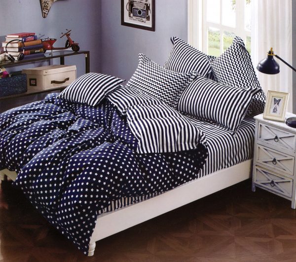 روتختی و ملحفه (دو نفره) طرح ستاره کد 51-Sky-A