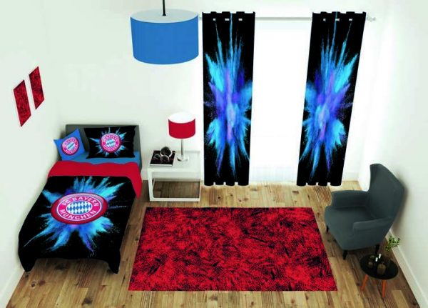 ست پرده و روتختی طرح بایرن مونیخ Bayern München 296