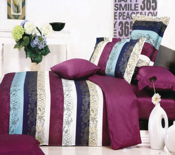 روتختی و ملحفه (دو نفره) طرح گل کد 55-Nansi