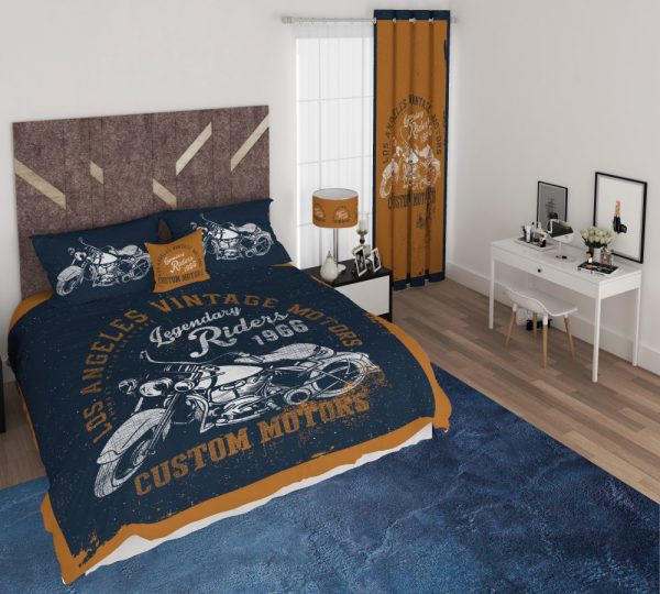 ست پرده و روتختی طرح نوشته 557