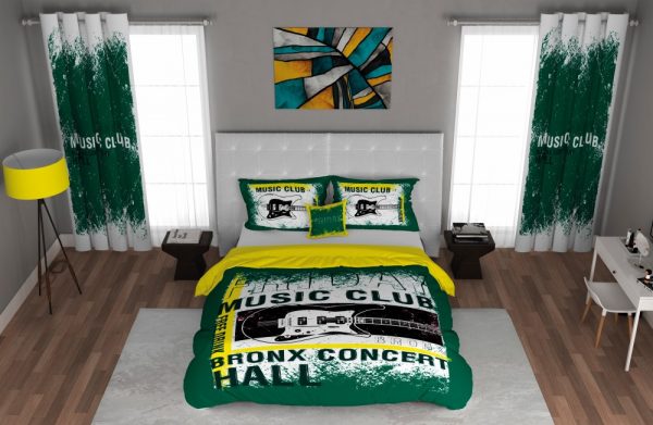 ست پرده و روتختی طرح موسیقی 571