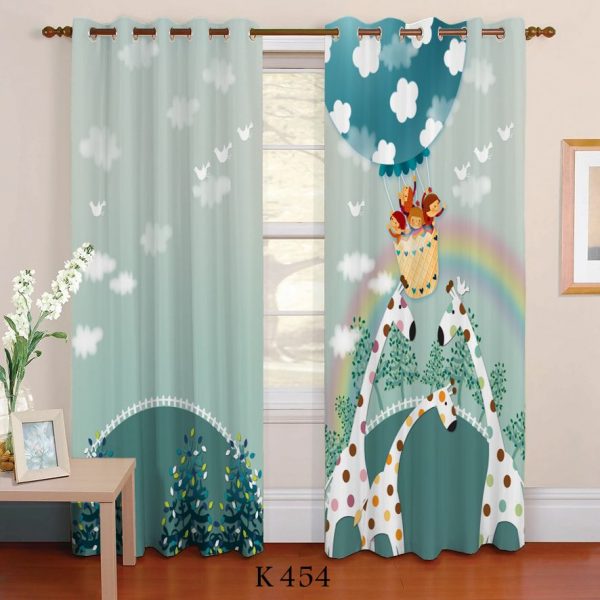 پرده چاپی طرح زرافه مدل K454