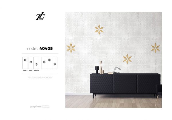 کاغذ دیواری طرح گل کد 40405