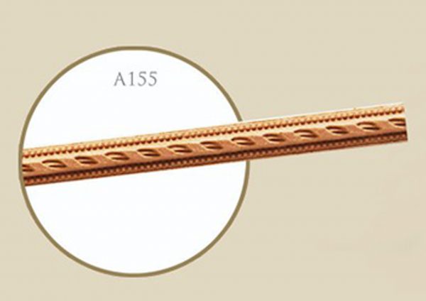 قاب چوبی پرده سانیا / عسلی نقره ای