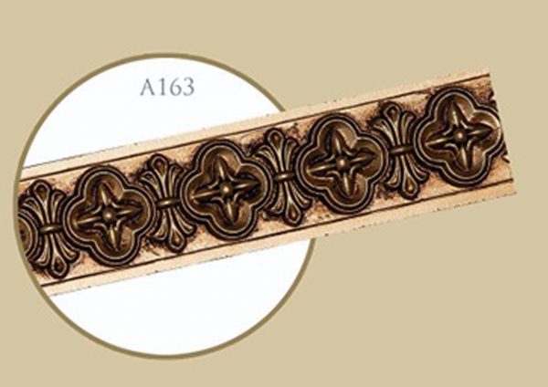 قاب چوبی پرده شیار دار / فندوقی طلایی