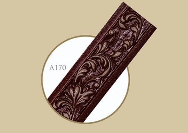 قاب چوبی پرده پروانه / سفید طلایی