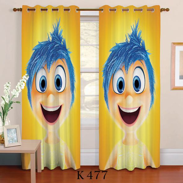 پرده چاپی طرح کارتون k 477